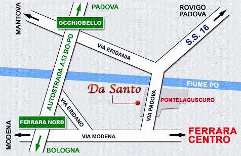 Da Santo Hotel Ristorante Pizzeria Ferrara 3*,